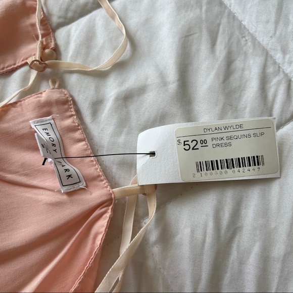 SEXY NEW YEARS PARTY DRESS Pink Sequin Dress Size Small by Emory Park - Picture 3 of 5